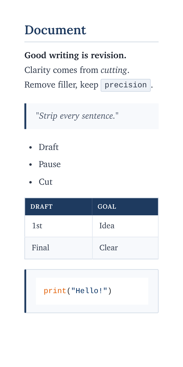 Meridian theme preview